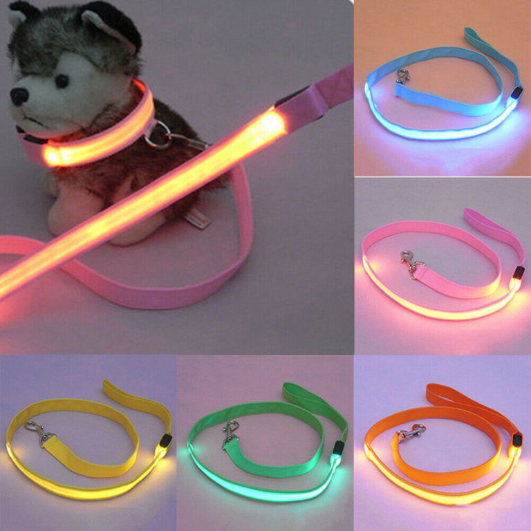 LED Glow in The Dark Pet Dog Leash® Best Gadget Store