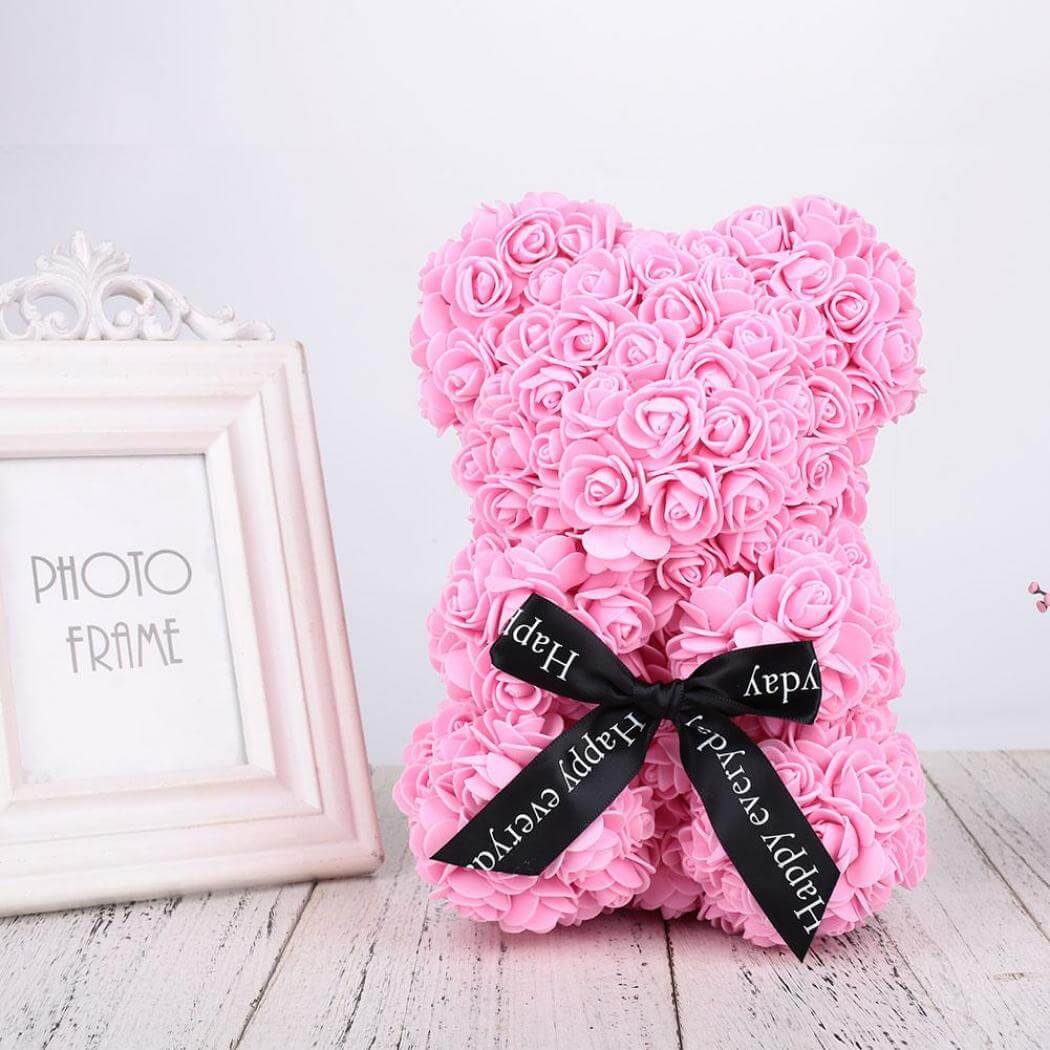 rose teddy bear valentines day