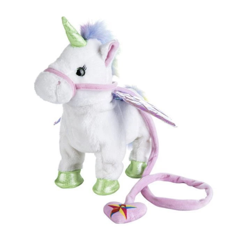 walking singing unicorn toy