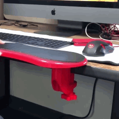 Xploudshop poli deia frete gratis tendinite apoio suporte para digitação cotovelo ante braço ergonométrico mouse mouse pad destro canhoto
