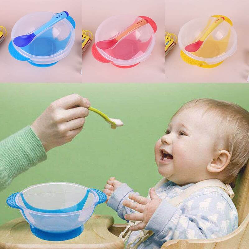Baby Super Suction Bowl with Lid & Spoon® Best Gadget Store