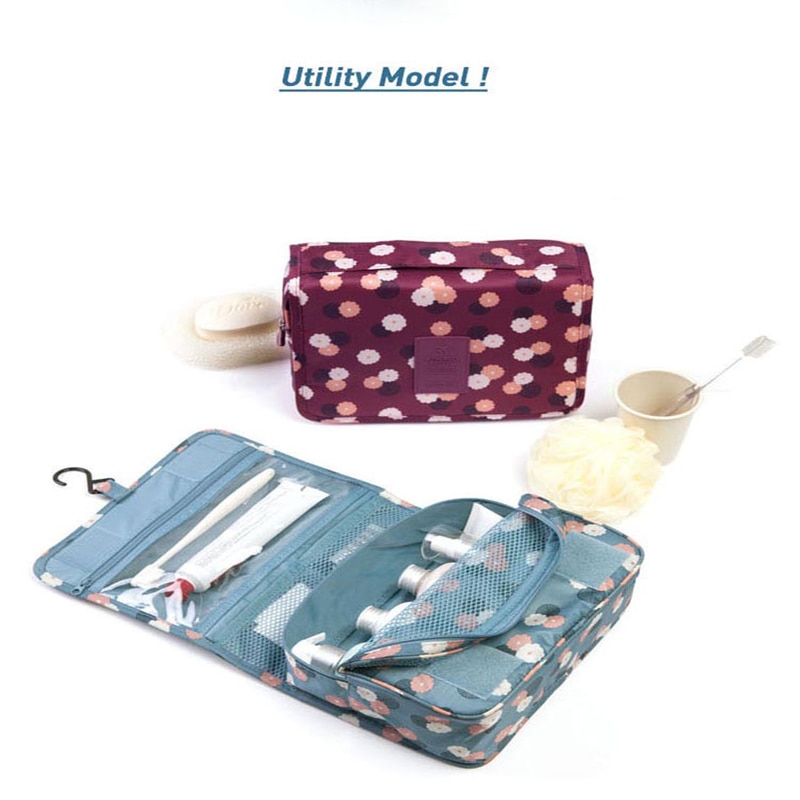 hanging makeup bag organizer