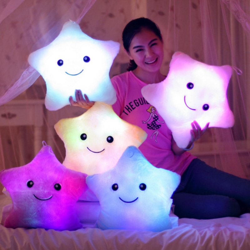 luminous star pillow