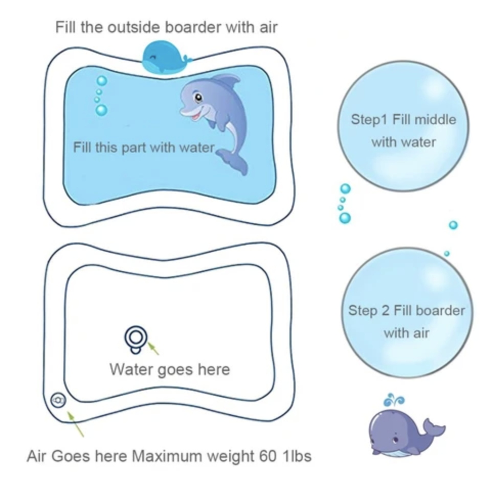 best tummy time water mat