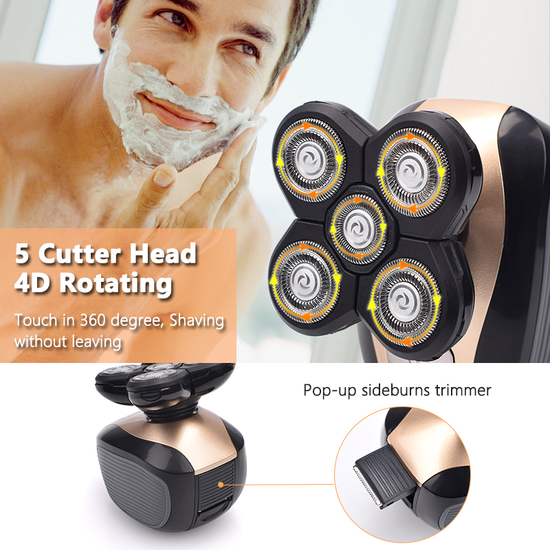 Premium 5 in 1 Electric Head Shaver for Men® Best Gadget Store