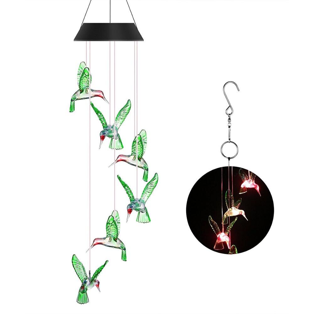LED Solar Hummingbird Wind Chimes String LightsÂ® â Best Gadget Store