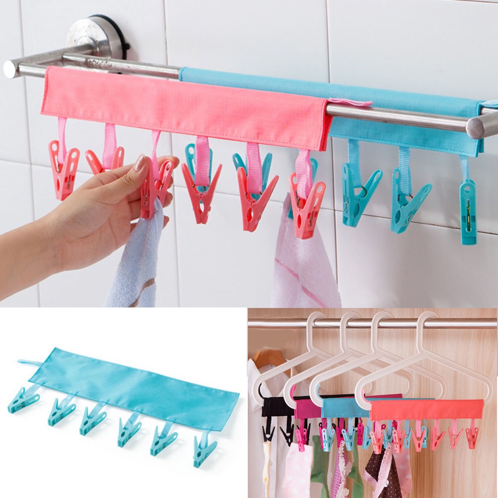 Foldable Clothespins Hanger for Travel® Best Gadget Store