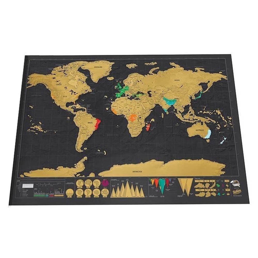 Scratch-Off Map of the World® – Best Gadget Store