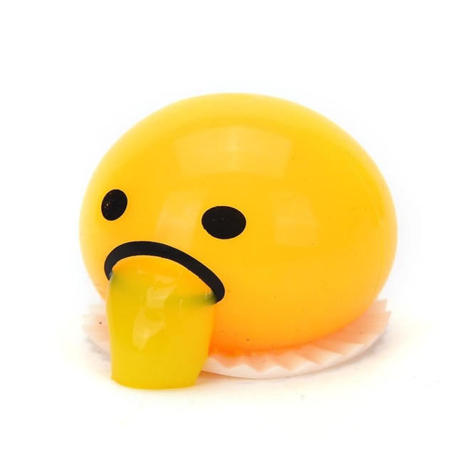 egg yolk stress ball