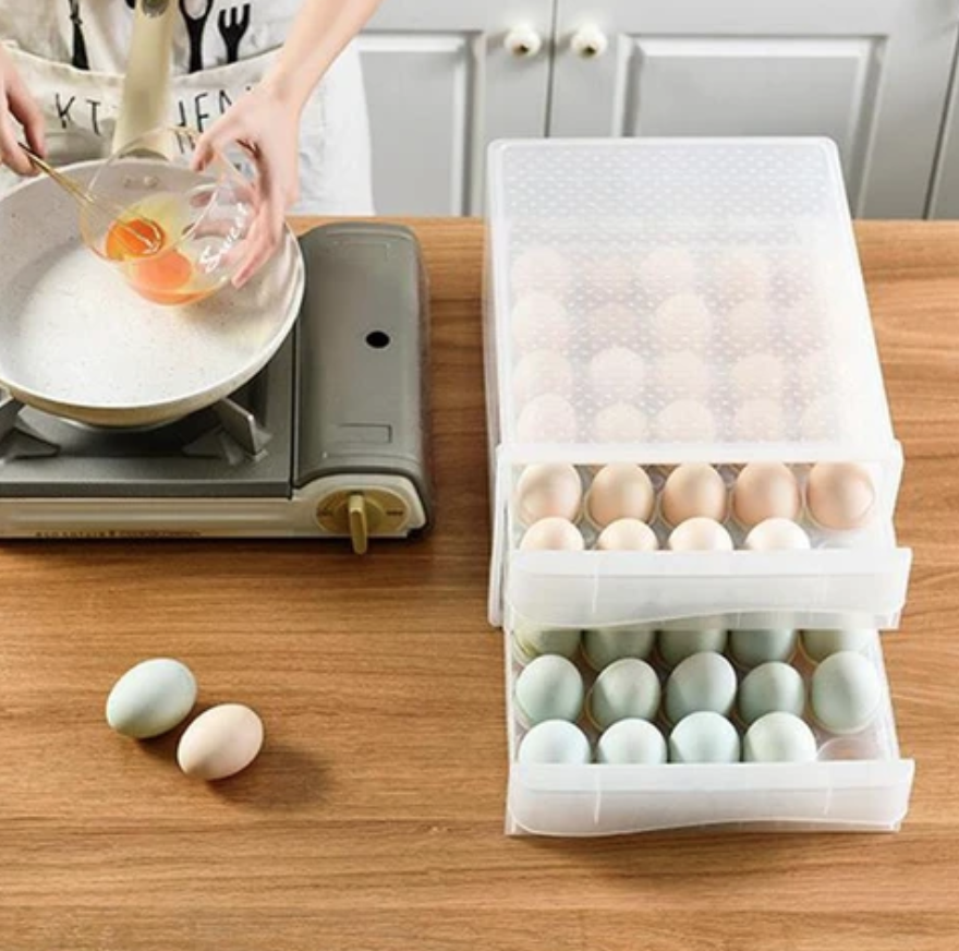 Doublelayer Egg Storage Box for Kitchen Accessories® Best Gadget Store