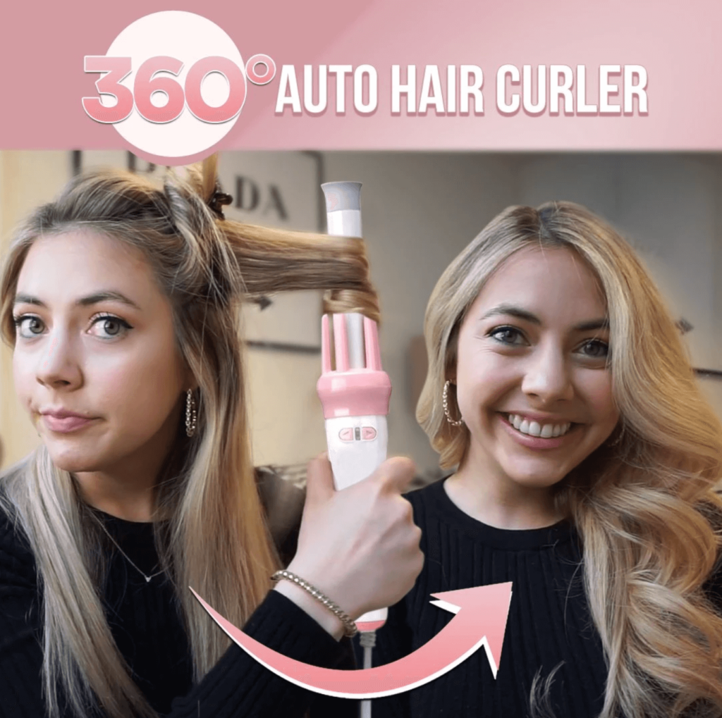 Ceramic Rotating Hair Curler for Hair Styling Tools® Best Gadget Store