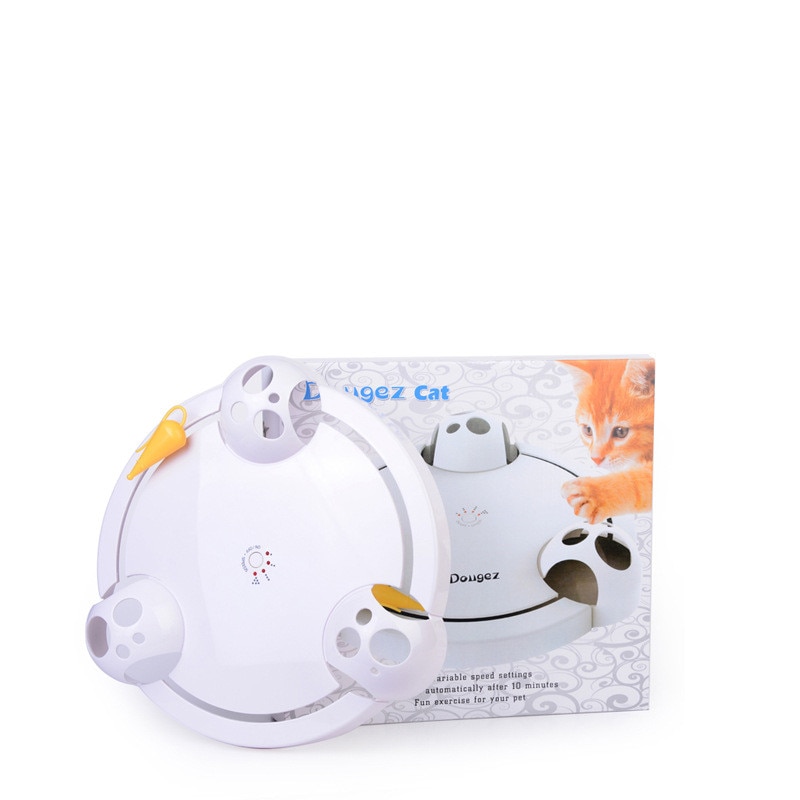 interactive mouse pounce cat toy
