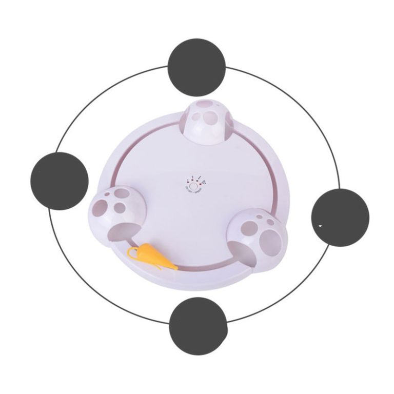 interactive mouse pounce cat toy