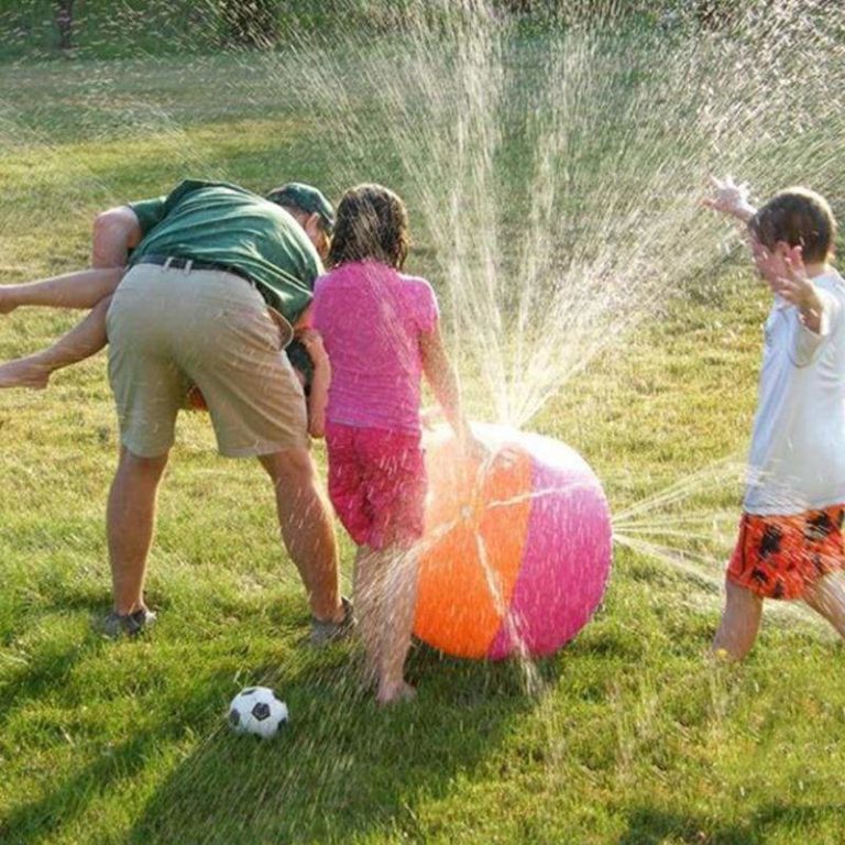 sprinkler beach ball