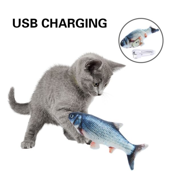 electric fish toy for cat