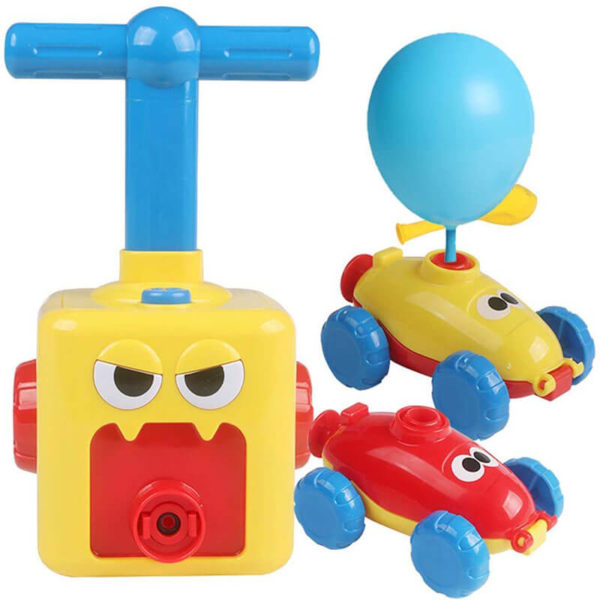 pump up balloon car toy