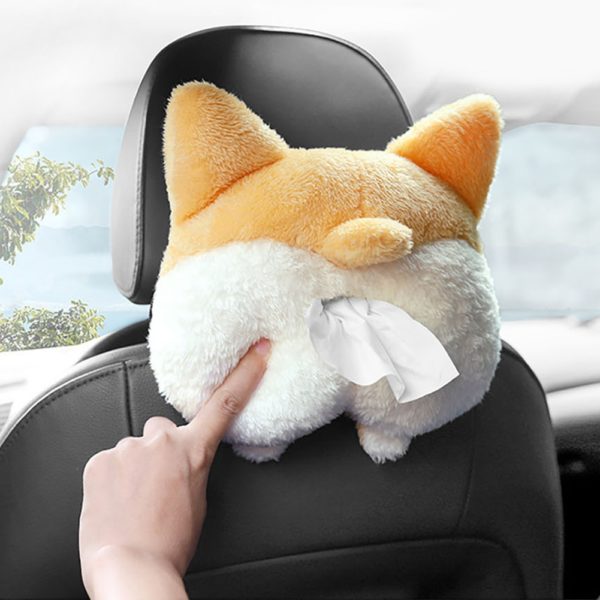 Corgi Butt Tissue Holder for Car Accessories®